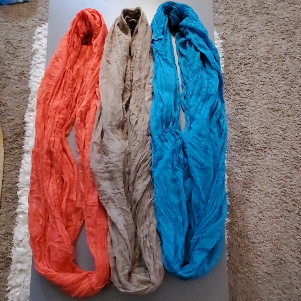 3 Infiniti scarves